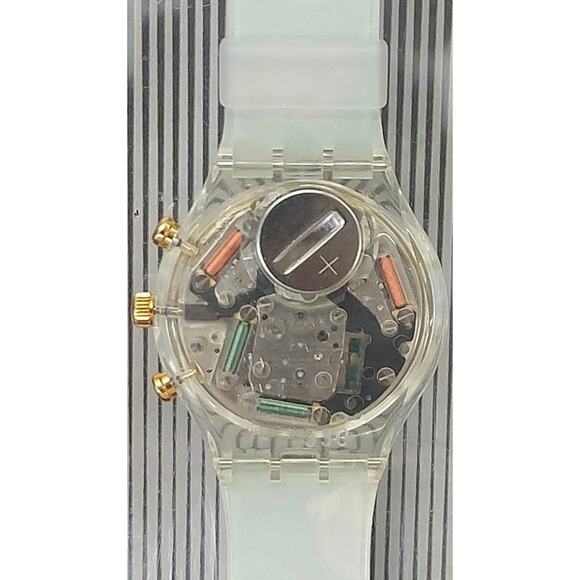 Vintage Swatch Watch RIDING STAR SCK102 1993 Swiss Made Quartz Chronograph SAS13 - Picture 5 of 7
